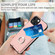 iPhone 13 mini R20 Ring Card Holder Phone Case - Pink