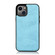iPhone 13 mini Retro 2 in 1 Detachable Horizontal Flip Leather Case with Card Slots & Wallet iPhone 13 Mini - Blue