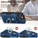 iPhone 13 mini Retro Skin-feel Ring Card Wallet Phone Case - Blue
