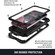 iPhone 13 mini R-JUST Shockproof Waterproof Dust-proof Metal + Silicone Protective Case with Holder - Black