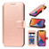 iPhone 13 mini Shockproof PU + TPU Leather Case with Card Slots & Holder & Photo Frame & Wallet - Rose Gold