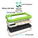 iPhone 13 mini Shockproof Silicone + PC Protective Case with Dual-Ring Holder - Guava
