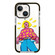iPhone 13 mini Simple Illustration Pattern Full Coverage Phone Case - Personality Girl C