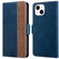 iPhone 13 mini Stitching Magnetic RFID Leather Case - Royal Blue
