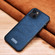 iPhone 13 mini SULADA Shockproof TPU + Handmade Leather Protective Case - Blue