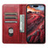 iPhone 13 mini Suteni J02 Oil Wax Wallet Leather Phone Case - Red