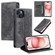 iPhone 13 mini Totem Embossed Magnetic Leather Phone Case - Grey