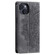 iPhone 13 mini Totem Embossed Magnetic Leather Phone Case - Grey