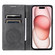 iPhone 13 mini Totem Embossed Magnetic Leather Phone Case - Grey