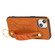 iPhone 13 mini Wristband Wallet Leather Phone Case - Yellow