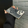iPhone 12 Pro Max AG Carbon Fiber Frameless MagSafe Phone Case - Grey