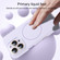 iPhone 12 Pro Max AG Fine Hole Liquid Silicone MagSafe Magnetic Phone Case - Lilac