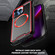 iPhone 12 Pro Max Armour Two-color MagSafe Magnetic TPU + PC Phone Case - Black