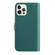 iPhone 12 Pro Max Candy Color Litchi Texture Leather Phone Case - Dark Green