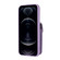 iPhone 12 Pro Max Card Slot Leather Phone Case - Purple