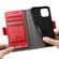 iPhone 12 Pro Max CaseNeo Business Splicing Dual Magnetic Buckle Horizontal Flip PU Leather Case with Holder & Card Slots & Wallet - Red