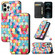 iPhone 12 Pro Max Colored Drawing Magnetic Horizontal Flip PU Leather Case with Holder & Card Slots & Wallet - Magic Space