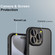 iPhone 12 Pro Max Colorful Armor Lens Film Translucent Skin Feel Phone Case - Purple