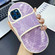 iPhone 12 Pro Max Creative Denim Slipper Design TPU Phone Case - Pink Purple