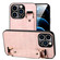 iPhone 12 Pro Max Crocodile Wristband Wallet Leather Back Cover Phone Case - Pink