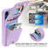 iPhone 12 Pro Max Crossbody Lanyard Zipper Wallet Leather Phone Case - Purple