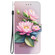 iPhone 12 Pro Max Crystal Texture Colored Drawing Leather Phone Case - Lotus