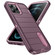 iPhone 12 Pro Max Defender Gen2 Rugged PC + Silicone Phone Case with Holder - Purple+Light Pink