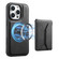iPhone 12 Pro Max Denior D17 Skin Feel MagSafe Detachable Card Slot Phone Case - Black