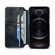 iPhone 12 Pro Max Denior Oil Wax Top Layer Cowhide Simple Flip Leather Case - Black