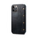 iPhone 12 Pro Max Denior Oil Wax Top Layer Cowhide Simple Flip Leather Case - Dark Blue