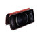iPhone 12 Pro Max Denior Oil Wax Top Layer Cowhide Simple Flip Leather Case - Dark Red