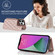 iPhone 12 Pro Max Double Buckle Rhombic PU Leather Phone Case - Rose Gold