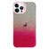 iPhone 12 Pro Max Double Sided IMD Gradient Glitter PC Phone Case - Pink
