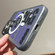 iPhone 12 Pro Max Double-Layer Frosted IMD MagSafe Phone Case - Purple Gradient Letters
