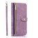 iPhone 12 Pro Max Dream 9-Card Wallet Zipper Bag Leather Phone Case - Purple