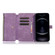 iPhone 12 Pro Max Dream 9-Card Wallet Zipper Bag Leather Phone Case - Purple