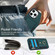 iPhone 12 Pro Max Elastic Card Bag Ring Holder Phone Case - Black