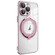 iPhone 12 Pro Max Electroplating MagSafe 360 Degree Rotation Holder Shockproof Phone Case - Pink
