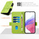 iPhone 12 Pro Max Embossed Rose RFID Anti-theft Leather Phone Case - Green