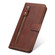 iPhone 12 Pro Max Fashion Calf Texture Zipper Horizontal Flip Leather Case with Stand & Card Slots & Wallet Function - Brown