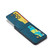 iPhone 12 Pro Max Fierre Shann Crazy Horse Card Holder Back Cover PU Phone Case - Blue