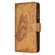 iPhone 12 Pro Max Flying Butterfly Embossing Pattern Zipper Horizontal Flip Leather Case with Holder & Card Slots & Wallet - Brown