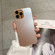 iPhone 12 Pro Max Frosted Tempered Glass Phone Case - Brown