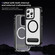 iPhone 12 Pro Max Guard MagSafe Holder Matte PC Hybrid TPU Phone Case - Black Transparent