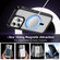iPhone 12 Pro Max Guard Magsafe Magnetic Ring Matte Phone Case - Black+Transparent
