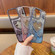 iPhone 12 Pro Max Heart-shaped Mirror Diamond Glitter Phone Case - Blue