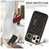 iPhone 12 Pro Max Horizontal Card Bag Ring Holder Phone Case with Dual Lanyard - Black