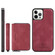 iPhone 12 Pro Max JEEHOOD Magnetic Zipper Horizontal Flip Leather Case with Holder & Card Slot & Wallet - Red