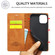 iPhone 12 Pro Max LC.IMEEKE Strong Magnetism Ultra-thin Horizontal Flip Shockproof Matte TPU + PU Leather Case with Holder & Card Slots & Wallet - Brown