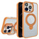 iPhone 12 Pro Max Lens Protection & Ring Bracket MagSafe Phone Case - Orange